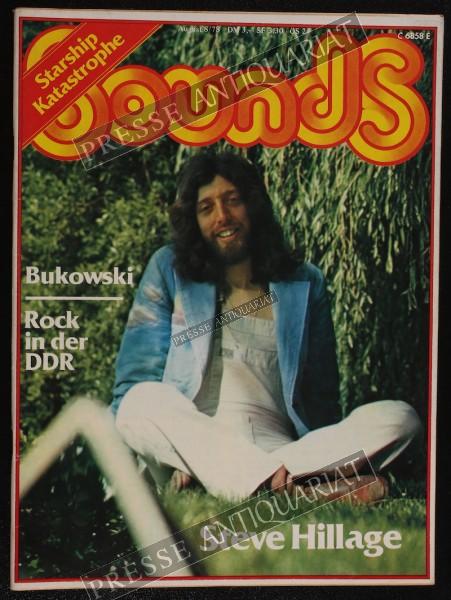 Sounds Musik Magazin, 01.08.1978 bis 31.08.1978