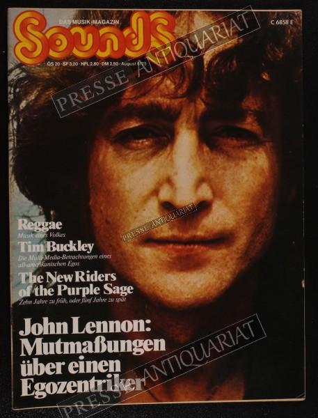 Sounds Musik Magazin, 01.08.1975 bis 31.08.1975