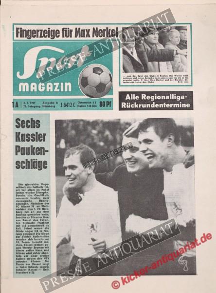 Sportmagazin Nr. 1A, 02.01.1967 bis 08.01.1967