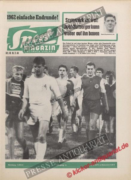 Sportmagazin Nr. 32A, 31.07.1961 bis 06.08.1961