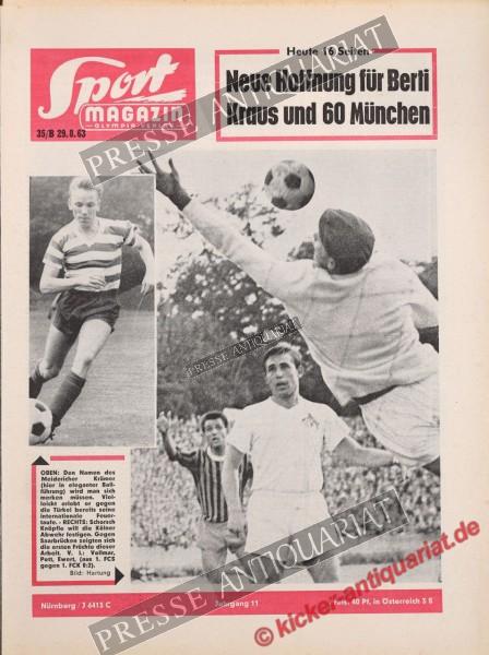 Sportmagazin Nr. 35B, 29.08.1963 bis 04.09.1963