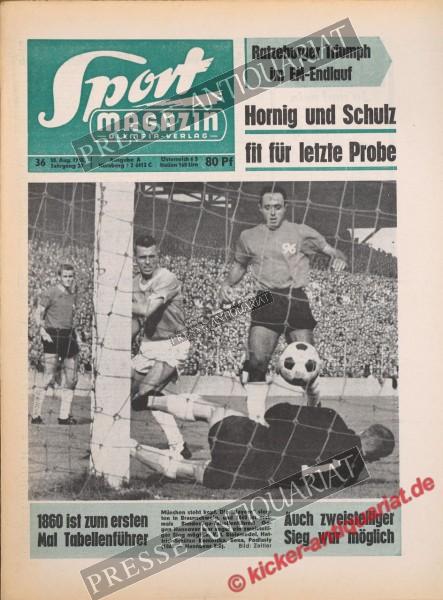 Sportmagazin Nr. 36A, 30.08.1965 bis 05.09.1965