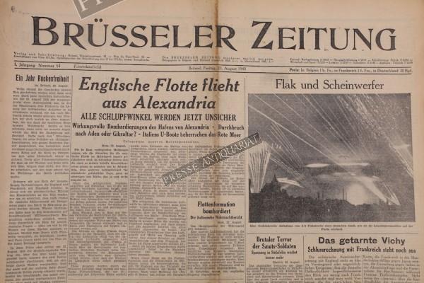 Brüsseler Zeitung, 23.08.1940