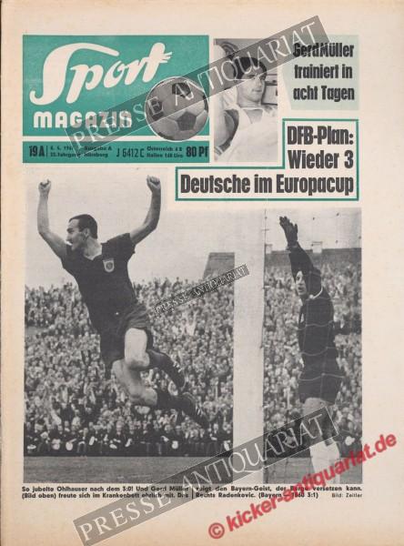 Sportmagazin Nr. 19A, 08.05.1967 bis 14.05.1967