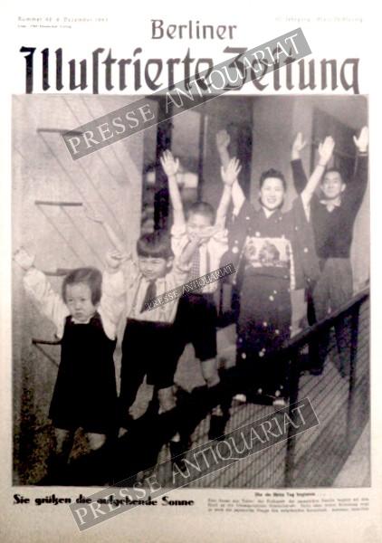 Sie grüßen die aufgehende Sonne Ehe sie ihren Tag beginnen... Eine Szene aus Tokio: der Frühsport der japanischen Familie beginnt mit dem Gruß an die lebensspendende Himmelskraft. Nicht ohne tiefere Bedeutung zeigt ja auch die japanische Flagge den aufgeh