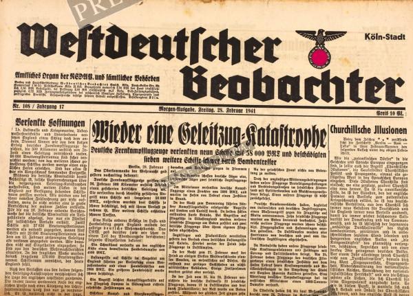 Westdeutscher Beobachter, 28.02.1941