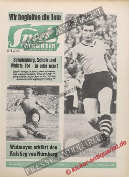 Sportmagazin Nr. 28A, 03.07.1961 bis 09.07.1961