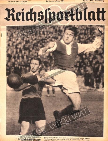 Reichssportblatt, 05.03.1940 bis 11.03.1940