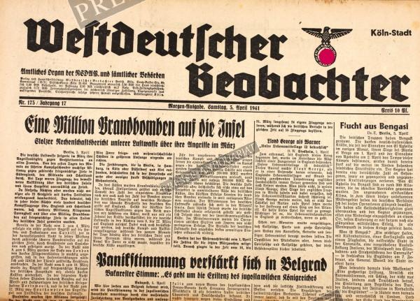 Westdeutscher Beobachter, 05.04.1941