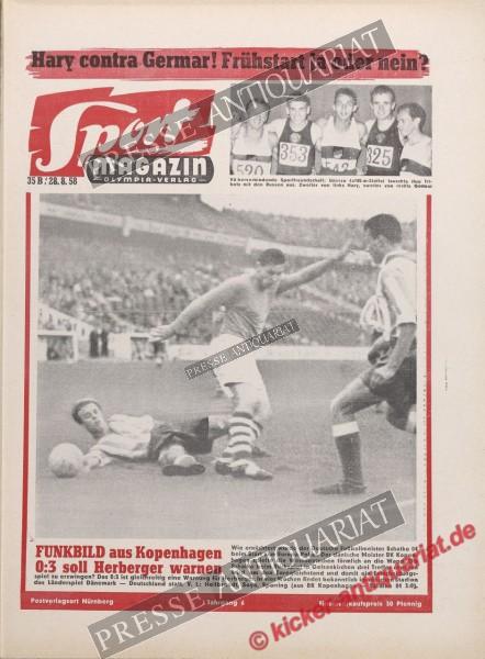 Sportmagazin Nr. 35B, 28.08.1958 bis 03.09.1958