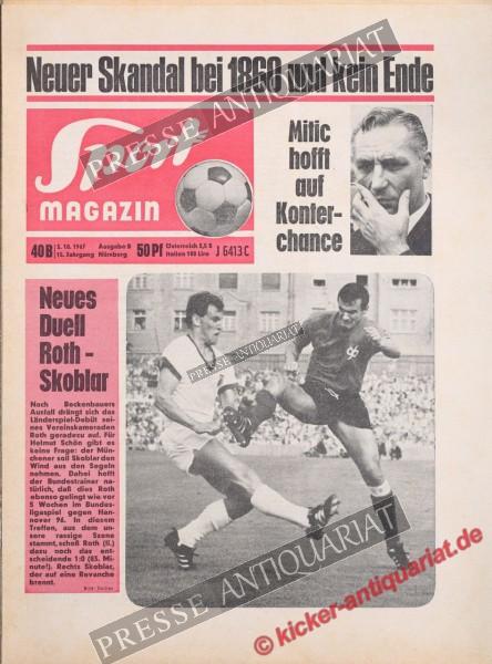 Sportmagazin Nr. 40B, 05.10.1967 bis 11.10.1967