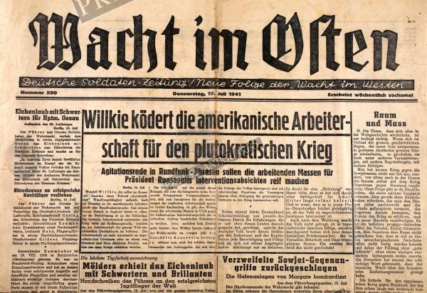 Wacht im Osten, 17.07.1941