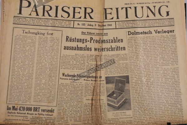 Pariser Zeitung, 03.06.1943