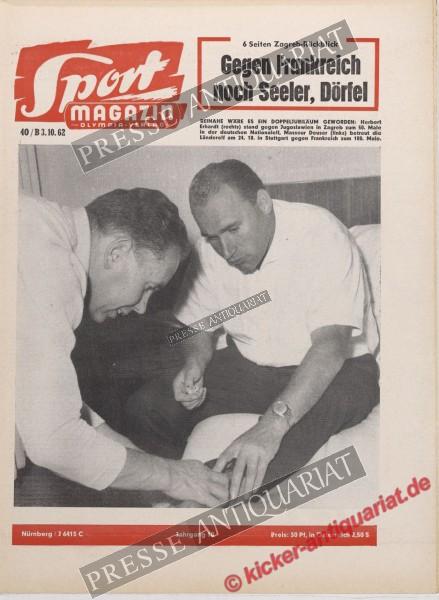 Sportmagazin Nr. 40B, 03.10.1962 bis 09.10.1962