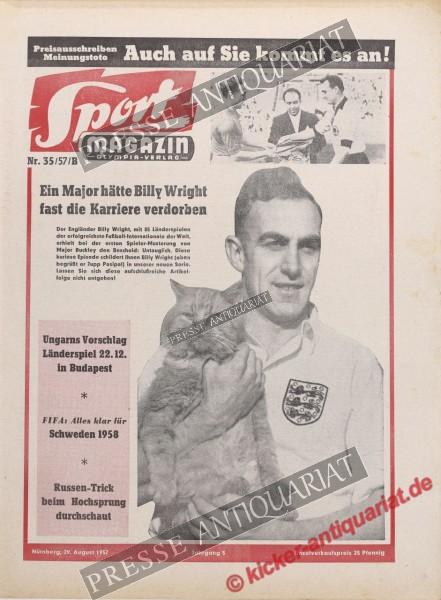 Sportmagazin Nr. 35B, 29.08.1957 bis 04.09.1957
