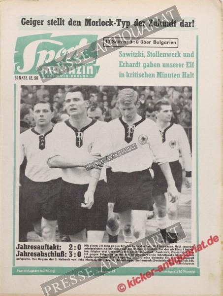 Sportmagazin Nr. 51A, 22.12.1958 bis 28.12.1958