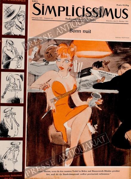 Simplicissimus, 21.10.1961 bis 27.10.1961