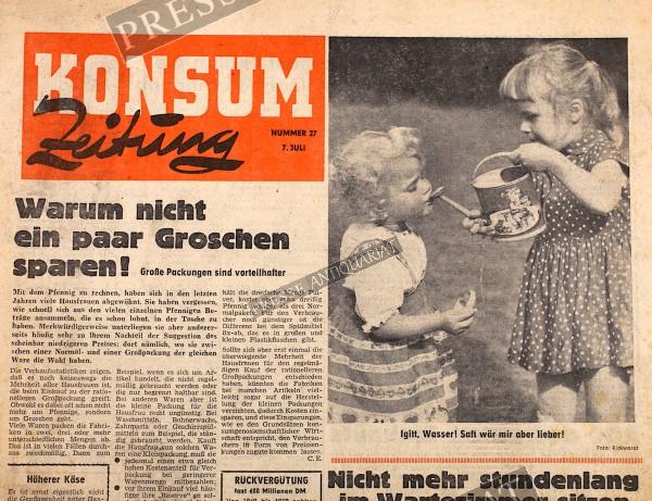 Konsum Zeitung, 07.08.1961 bis 13.08.1961