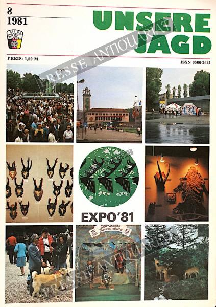 Unsere Jagd Zeitschrift, 01.08.1981 bis 31.08.1981