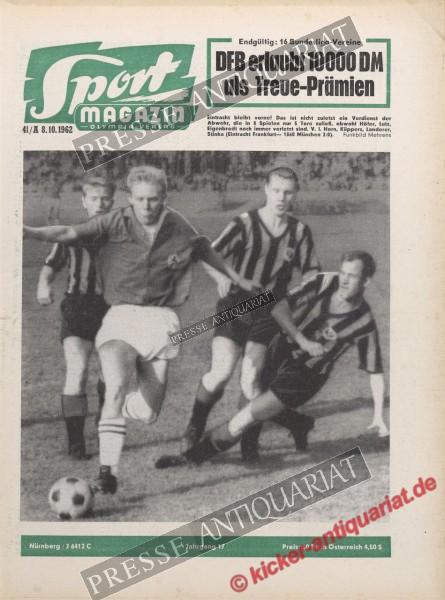 Sportmagazin Nr. 41A, 08.10.1962 bis 14.10.1962