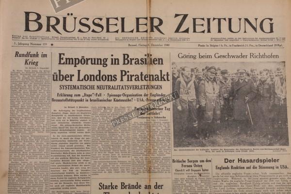 Brüsseler Zeitung, 06.12.1940