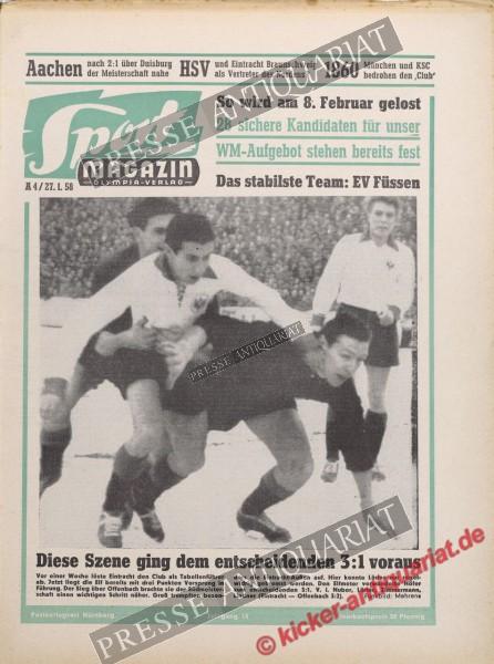 Sportmagazin Nr. 4A, 27.01.1958 bis 02.02.1958