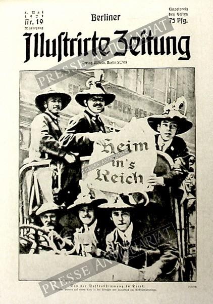 Berliner Illustrirte Zeitung, 08.05.1921 bis 14.05.1921