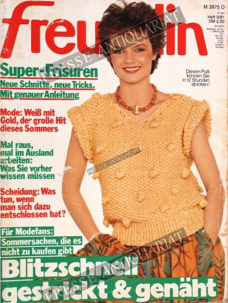 Freundin Modemagazin, 15.04.1981 bis 28.04.1981