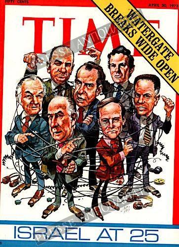 Time Magazin 30. April 1973 The Watergate Scandal. Break wide open. Israel at 25.