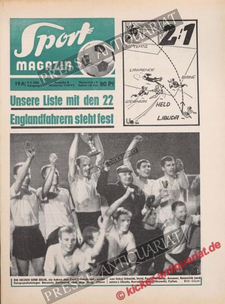 Sportmagazin Nr. 19A, 09.05.1966 bis 15.05.1966