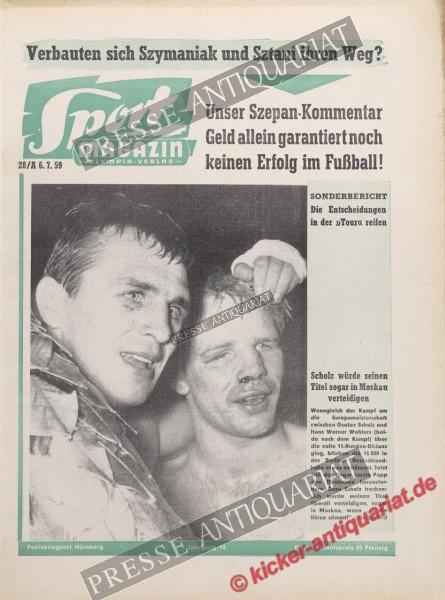 Sportmagazin Nr. 27A, 06.07.1959 bis 12.07.1959