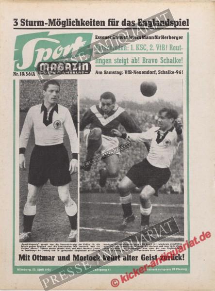 Sportmagazin Nr. 18A, 30.04.1956 bis 06.05.1956