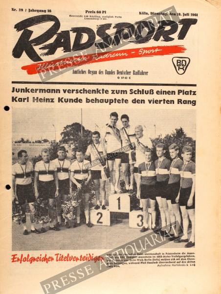 Radsport Illustrierte, 18.07.1961 bis 24.07.1961