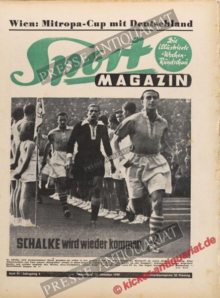 Sportmagazin Nr. 41, 12.10.1949 bis 18.10.1949
