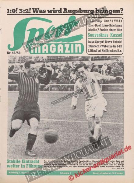 Sportmagazin Nr. 45A, 05.11.1952 bis 11.11.1952