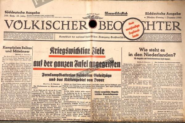 Völkischer Beobachter, 01.12.1940