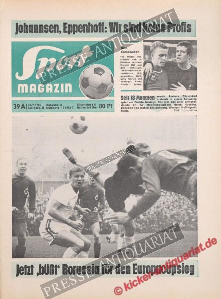 Sportmagazin Nr. 39A, 26.09.1966 bis 02.10.1966