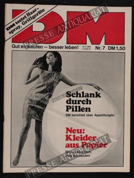 DM Die Deutsche Mark Zeitschrift mit dem Warentest, 31.03.1967 bis 13.04.1967