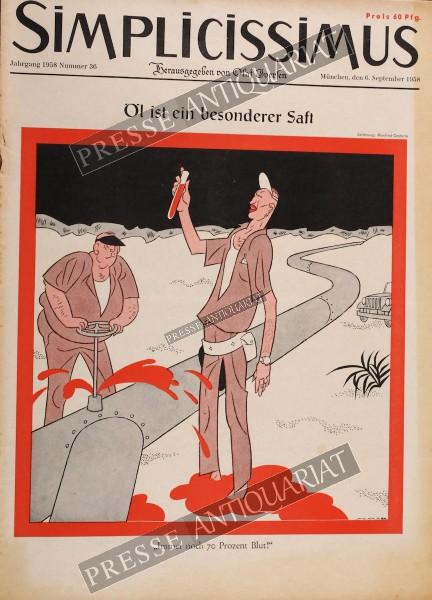 Simplicissimus, 06.09.1958 bis 12.09.1958