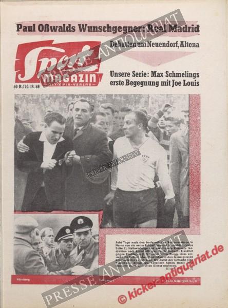 Sportmagazin Nr. 50B, 10.12.1959 bis 16.12.1959