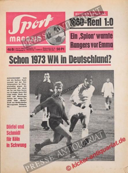 Sportmagazin Nr. 46B, 18.11.1966 bis 24.11.1966
