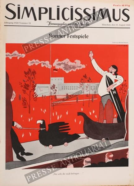 Simplicissimus, 16.08.1958 bis 22.08.1958