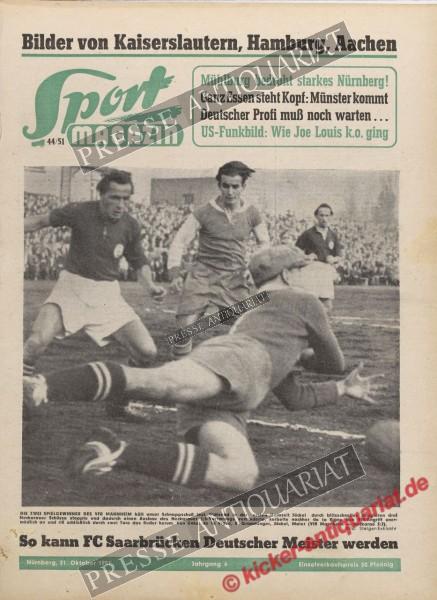 Sportmagazin Nr. 44, 31.10.1951 bis 06.11.1951
