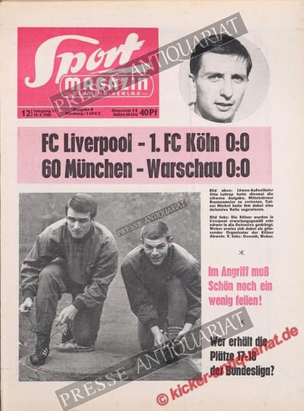 Sportmagazin Nr. 12B, 18.03.1965 bis 24.03.1965