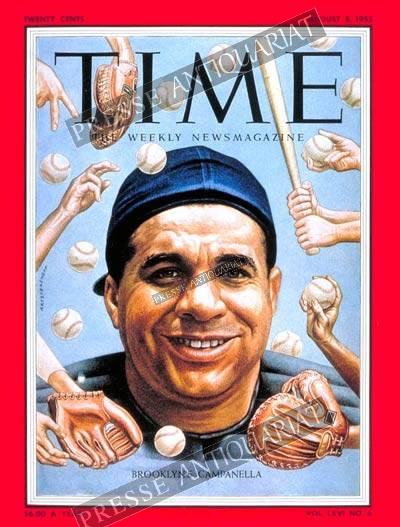 TIME Magazin – 8. August 1955 – Brooklyns Campanella