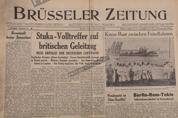 Brüsseler Zeitung, 08.11.1940