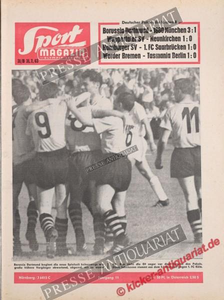 Sportmagazin Nr. 31B, 31.07.1963 bis 06.08.1963