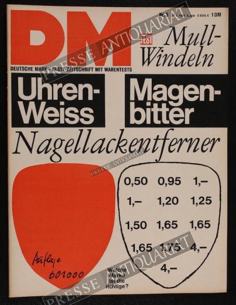 DM Die Deutsche Mark Zeitschrift mit dem Warentest, 17.01.1964 bis 23.01.1964