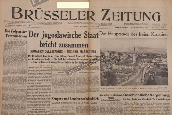 Brüsseler Zeitung, 12.04.1941