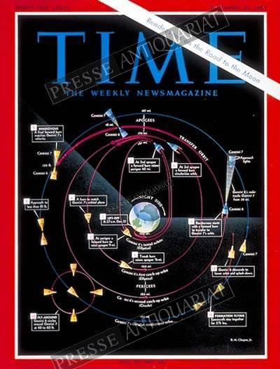 TIME Magazin – Wochenausgabe vom 24. bis 30. Dezember 1965 Titelthema: Rendezvous on the Road to the Moon